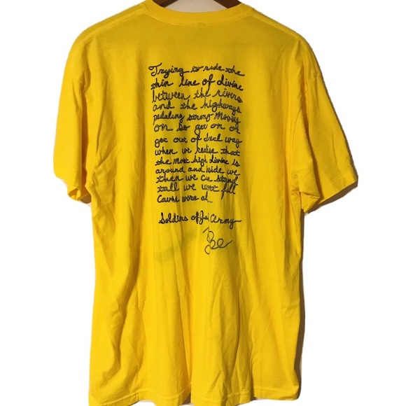 Soldiers Of Jah Army Reggae Rock 2XL Yellow Shirt - Picture 2 of 7